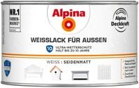 Alpina Wei&szlig;lack ALPINA Wei&szlig;lack, f&uuml;r Au&szlig;en, seidenmatt, 300ml