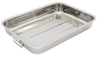 Kr&uuml;ger Grillpfanne Vierkantpfanne schwer Edelstahl 40cm 15140, (1-tlg)