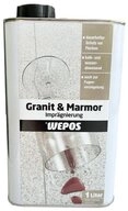 PUFAS Wepos Marmor und Granit Naturstein-Impr&auml;gnierung, 1 Liter, f&uuml;r Innen und