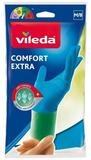 Vileda Latexhandschuhe Comfort Extra mit Feuchtigkeitslotion, 1 Paar