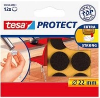 tesa Vibrationsd&auml;mpfer tesa Filzgleiter Braun 22 mm 12 St., (57893-00001-00)