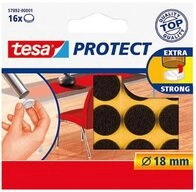 tesa Vibrationsd&auml;mpfer tesa Filzgleiter Braun 18 mm 16 St., (57892-00001-00)