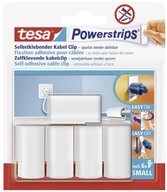 tesa Klebeband tesa Powerstrips Kabel-Clip wei&szlig; 5 St&uuml;ck