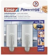 tesa Klebehaken tesa POWERSTRIPS&reg; Klebehaken Large Trend Chrom (matt) Inhalt:...