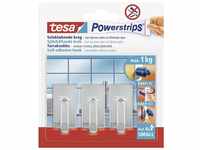 tesa Powerstrips Small Classic chrom 3 Haken / 4 Strips