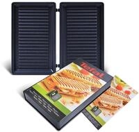 Tefal Grillplattenaufsatz Platten XA800312 Pannini f&uuml;r Waffeleisen,