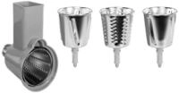 Smeg K&uuml;chenmaschinen Zubeh&ouml;r-Set SMSG01 Gem&uuml;seschneiderset Edelstahl