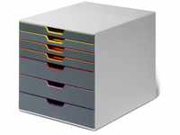 DURABLE Schubladenbox Durable VARICOLOR 7 - 7607 760727 Schubladenbox Grau DIN...