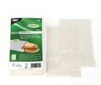 PAPSTAR Frischhaltebeutel 100 Butterbrotbeutel 21 cm x 10 cm x 3 cm weiss, fettdicht