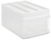 ROTHO Schubladenbox Stapelbare Schublade 10l mit Gummif&uuml;sschen