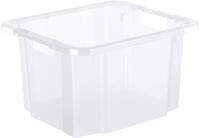 ROTHO Aufbewahrungsbox Rotho Drehstapelbox Reverso 26 L transparent