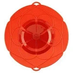 Kochblume &Uuml;berkochschutz XL (f&uuml;r T&ouml;pfe von &Oslash; 20 bis 28 cm), Multifunktional rot