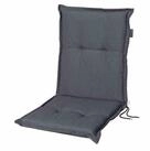 Madison Sesselauflage Panama grau, Auflage zu Sessel niedrig 50% Baumwolle / 45%