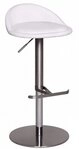 Wohnling Barhocker WL1.282 Barhocker Wei&szlig; Barstuhl Tresenstuhl Design Bistrohocker