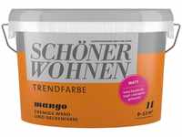 SCHÖNER WOHNEN FARBE Wand- und Deckenfarbe TRENDFARBE, 1 Liter, Mango,...