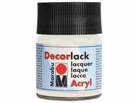 Marabu Decorlack Acryl weiß 50 ml (113005070)