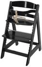 roba&reg; Hochstuhl Treppenhochstuhl Sit up III, schwarz, aus Holz