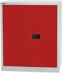 Bisley Aktenschrank Fl&uuml;gelt&uuml;renschrank Universal Stahl 2 Ordnerh&ouml;hen 1...