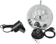 EUROLITE Discolicht EUROLITE Spiegelkugelset mit Spot, Halogen, LED wechselbar,