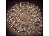 Nipach LED-Lichterkette BA11674 Lichterschlauch 20m weiß klar