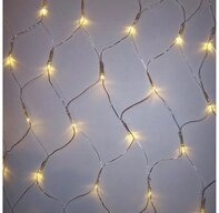 Nipach LED-Lichterkette BA11752 LED Lichternetz 128er warmwei&szlig; 3x3m Timer