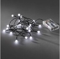 KONSTSMIDE LED-Lichterkette 1491-207 LED Globe-Lichterkette 20er Batterie