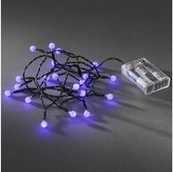 KONSTSMIDE LED-Lichterkette 1491-457 LED Globe-Lichterkette 20er Batterie