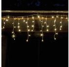 Star-Max LED Lichtleiste LED Eisregen-Lichterkette 168 warmwei&szlig;e LEDs, 4,20m, Au&szlig;en