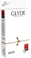 Glyde Kondome Ultra Slimfit - schmale vegane Kondome Packung mit, 10 St., vegane