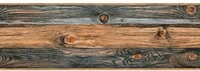 living walls Bord&uuml;re Stick Ups, glatt, Holz, gestreift, realistisch, Vinyl Wand