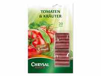 Chrysal Tomatendünger Tomaten & Kräuter Düngestäbchen - 20 Stück