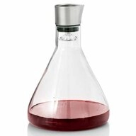 blomus Dekanter Delta f&uuml;r Wein Glas Edelstahl Matt 63482