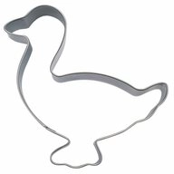 ST&Auml;DTER Ausstechform Gans Edelstahl 10 cm, Edelstahl