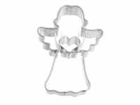 Birkmann Ausstechform Engel mit Herz 7 cm, Edelstahl