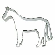 ST&Auml;DTER Ausstechform Pferd Edelstahl 8 cm, Edelstahl