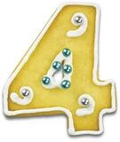 ST&Auml;DTER Ausstechform St&auml;dter Zahlen-Ausstechform 4