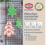 Dr. Oetker K&uuml;chenhelfer Ausstechform Pl&auml;tzchen-Ausstecher Tannenbaum