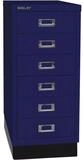 Bisley Beistellschrank MultiDrawer Schrank aus Stahl, 6 Schubladen, mit Sockel,...