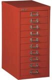 Bisley Beistellschrank MultiDrawer Schrank aus Stahl, 10 Schubladen, ohne...
