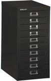 Bisley Beistellschrank MultiDrawer Schrank aus Stahl, 10 Schubladen, ohne...
