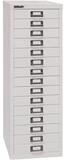 Bisley Beistellschrank MultiDrawer Schrank aus Stahl, 15 Schubladen, ohne...