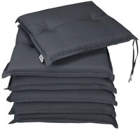 Detex Sitzauflage Boston, Stuhl 6er Set Wasserabweisend 43x39x5cm Waschbar Rei&szlig;fest