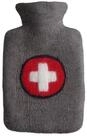 Hugo Frosch W&auml;rmflasche Klassik 1,8 l mit Filzbezug Kreuz, Made in Germany