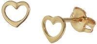 trendor Paar Ohrstecker 35818, Kinder f&uuml;r M&auml;dchen Gold 333 Offenes Herz