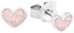 Prinzessin Lillifee Paar Ohrstecker Herzen, mit Emaille