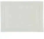 Rhomtuft Duschmatte Comtesse, H&ouml;he 10 mm, 100% Baumwolle wei&szlig; 60.00 cm x...