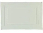 Rhomtuft Duschmatte Gala, H&ouml;he 6 mm, 100% Baumwolle wei&szlig; 60.00 cm x 90.00 cm...
