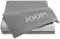 JOOP! Tagesdecke Joop Wohndecke DOUBLEFACE 150 x 200 cm Baumwolle Graphit Grau