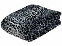 Gözze Cashmere Feeling Leopard 150x200cm silber
