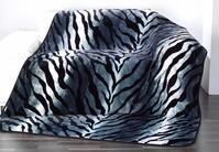 Wohndecke Sibirischer Schneetiger, G&ouml;zze, Animalprint, Kuscheldecke
